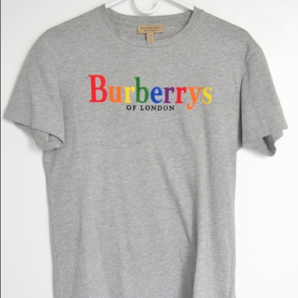 Burberrys of London Logo Rainbow Shirt